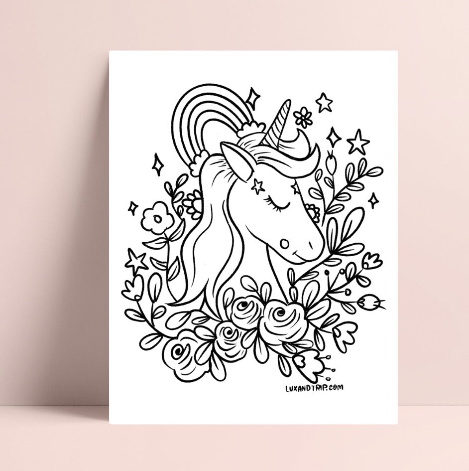 Unicorn Printable