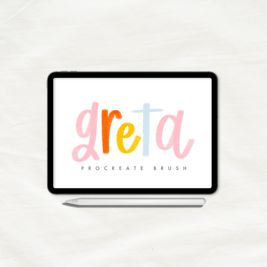 Greta Procreate Lettering Brush